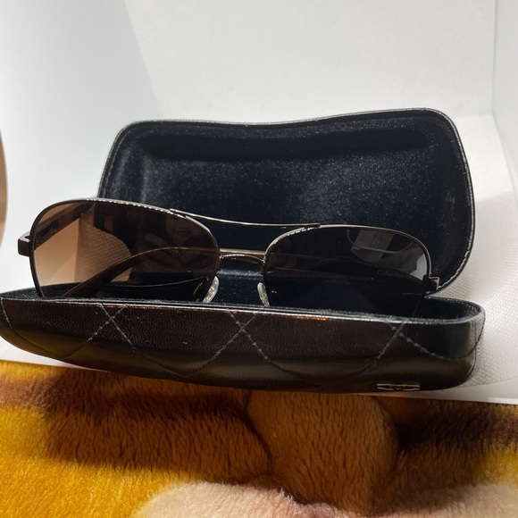 Channel Aviator Sunglasses main image 4